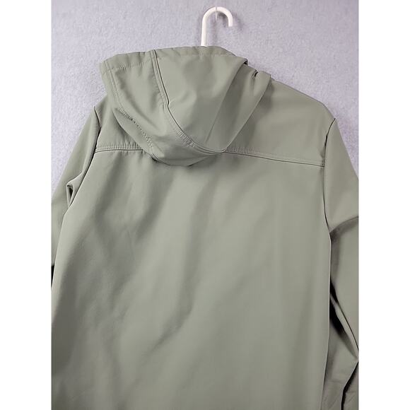 Hurley Army Green LS Windproof 3 Layer Tech Full Zip Hooded Jacket Men's Medium - Picture 7 of 12